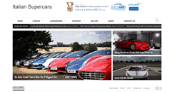 Desktop Screenshot of italiansupercars.net